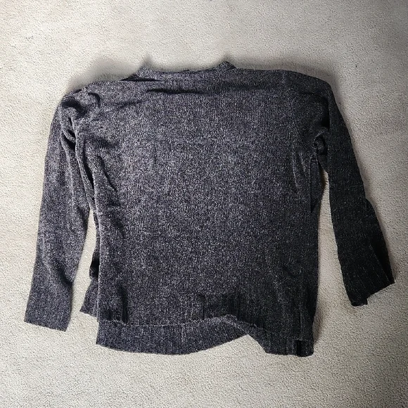 Express Charcoal V-Neck Sweater - Picture 2 of 3